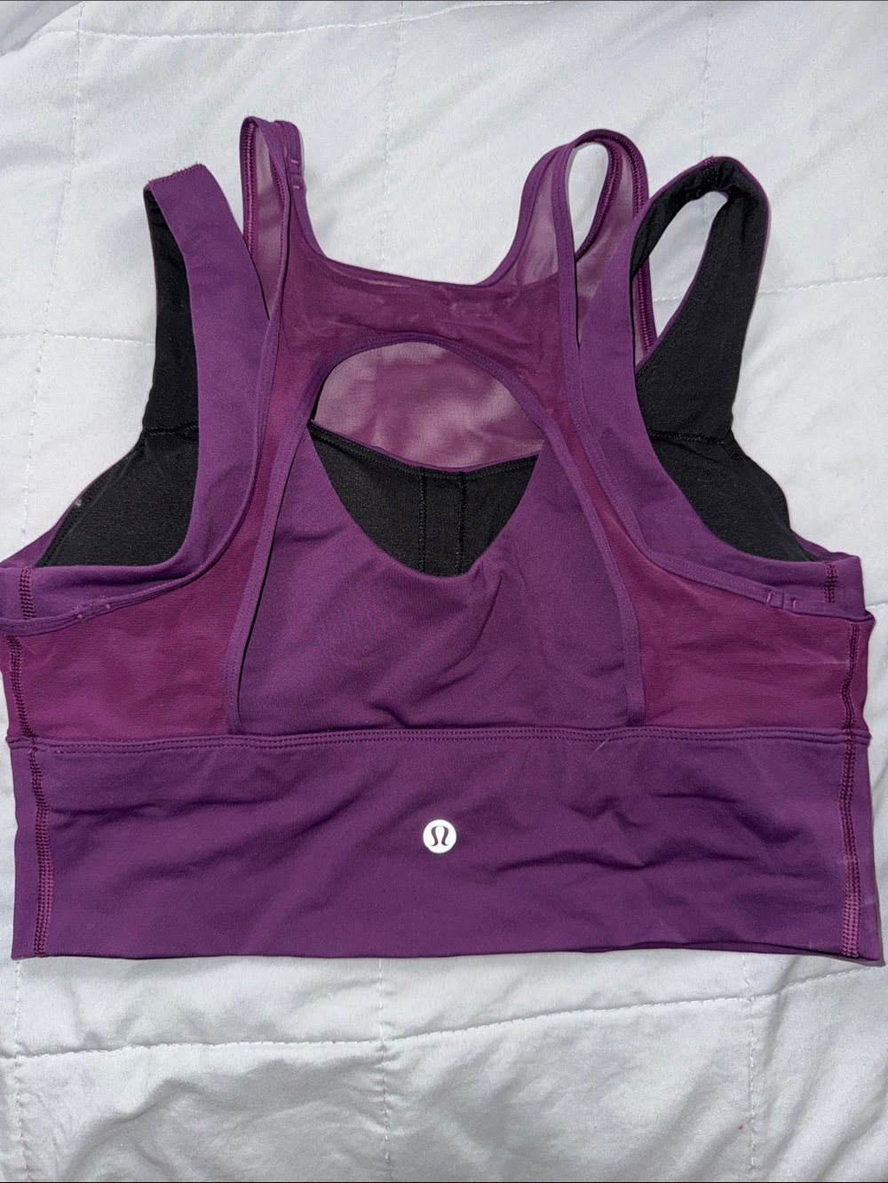 lululemon athletica Plum Purple Strappy Sports Bra